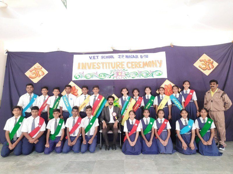 School Investiture Ceremony 2022 at VET School JP Nagar