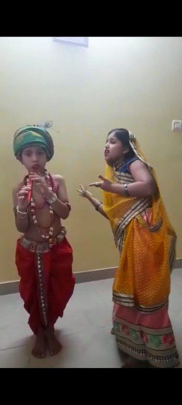 Krishna Janmastami 2021 at VET School JP Nagar