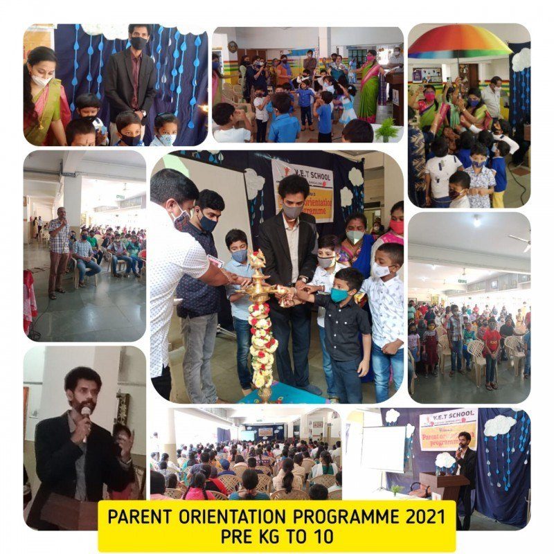 Parent Orientation Programme 2021 at VET School JP Nagar